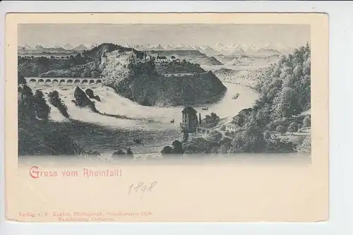 CH 8212 RHEINFALL 1898