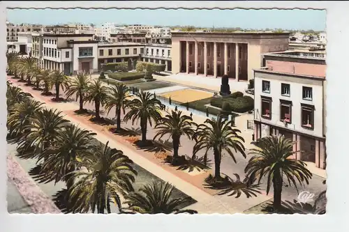 MA - MAROKKO - RABAT - Le Palais de Justice et l'Avenue Mohamed V