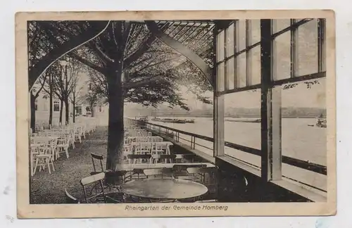 4100 DUISBURG - HOMBERG, Rheingarten, belgische Militärpost, La Chef de la Zone Centrale, 1919