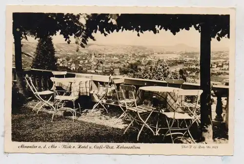 5483 BAD NEUENAHR - AHRWEILER, Blick vom Hotel Hohenzollern, 1952