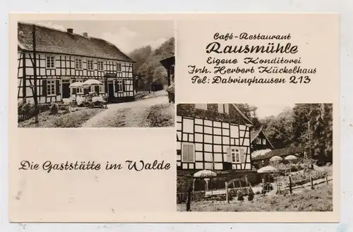 5632 WERMELSKIRCHEN - DABRINGHAUSEN, Cafe Restaurant "RAUSMÜHLE"
