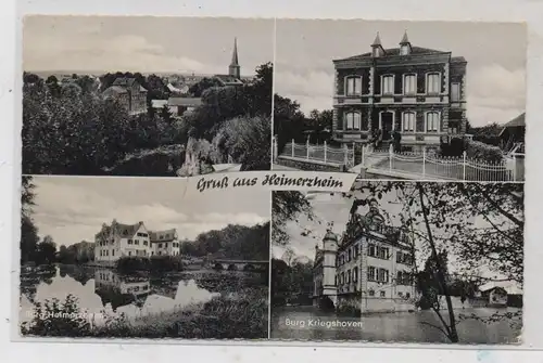 5357 SWISTTAL - HEIMERZHEIM, Burg Heimerzheim, Burg Kriegshoven, Ortsansichten