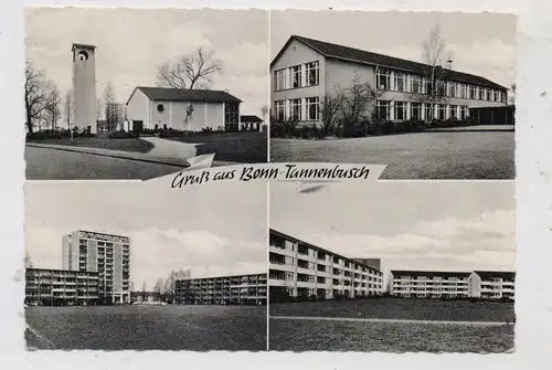 5300 BONN - TANNENBUSCH, Mehrbild-Ak, kl. Eckknick, 196...