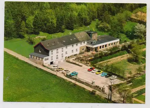 5253 LINDLAR - FALKENHOF, Kurhotel auf dem Falkenberg, Luftaufnahme, abgebrannt