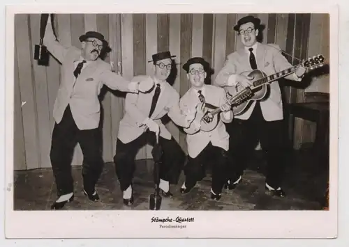 5300 BONN, KARNEVAL, STÖMPCHE QUARTETT, 1954, mit Widmung