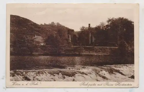 5810 WITTEN, Ruhrpartie, Ruine Hartenstein, 1915, Feldpost