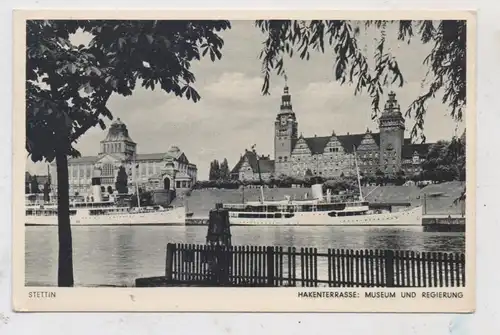 POMMERN - STETTIN, Hakenterrasse, Rügendampfer, 1942, Feldpost "Zahlmeisterei Nachr. Abt.2"