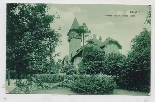 1000 BERLIN - STEGLITZ, Partie am Wilhelm-Platz, 1910