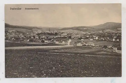 6600 SAARBRÜCKEN - DUDWEILER, Ortsansicht 1916, deutsche Feldpost