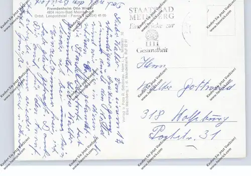 4934 HORN - BAD MEINBERG - LEOPOLDSTAL, Fremdenheim Winter