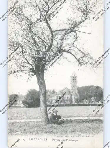 F 95270 LUZARCHES, Paysage au Printemps, 1910