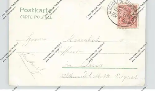 4050 MÖNCHENGLADBACH POSTGESCHICHTE, Bahnpost M.Gladbach - Homberg, Zug 484, 25.9.05, sauberer Abschlag