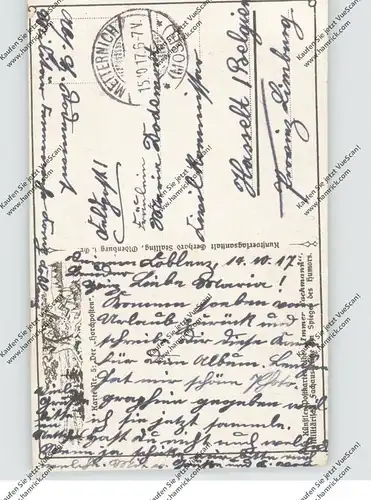 LANDWIRTSCHAFT - Getreideernte, Militär-Humor, 1917