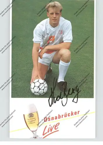 FUSSBALL - VfL OSNABRÜCK, HEINO VAN DEN BERG, Autogramm