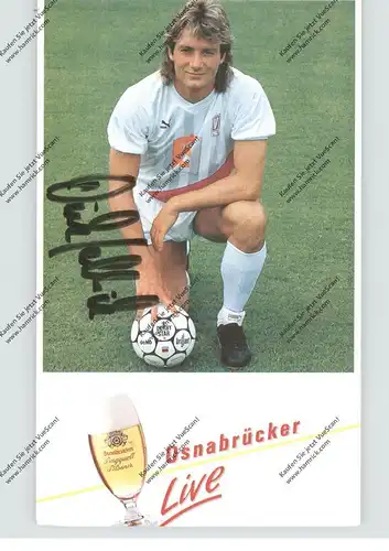 FUSSBALL - VfL OSNABRÜCK, DIRK GELLRICH, Autogramm