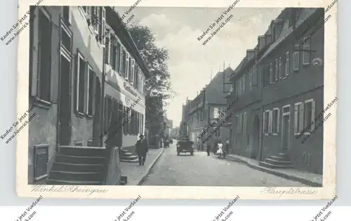 6227 OESTRICH - WINKEL, Hauptstrasse Winkel, Rathaus, 1943, Druckstellen