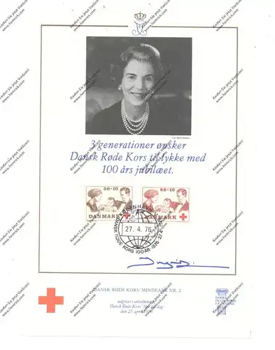 ROTES KREUZ / Red Cross / Rode Kors - Danmark 1976