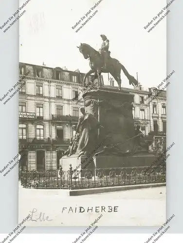F 59000 LILLE, Monument Faidherbe, Photo-AK