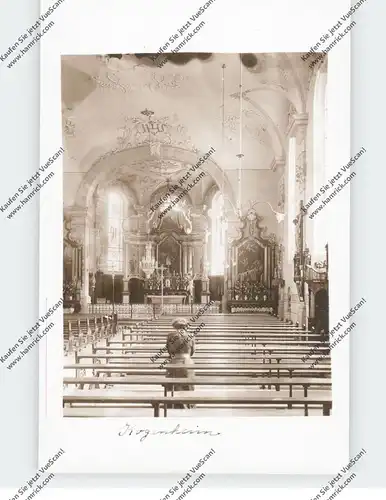 F 67230 KOGENHEIM, Kirche, Innenansicht, Photo-AK