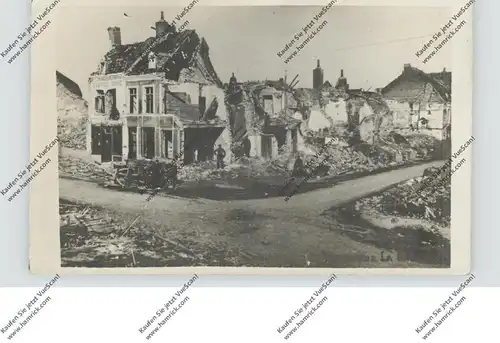 F 59480 LA BASSEE, Zerstörungen 1.Weltkrieg, 1916, Photo-AK, deutsche Feldpost