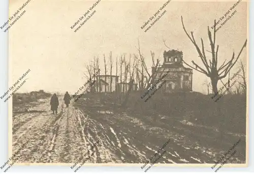 RU 175200 STARAJA RUSSA, 2.Weltkrieg, zerstörte Parfinokirche 1943, Kampfraum der schleswig-holsteinischen Inf.-Div.