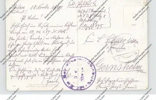 LATVIJA / LETTLAND - JELGAVA / MITAU, Kolonadenstrasse, 1917, deutsche Feldpost