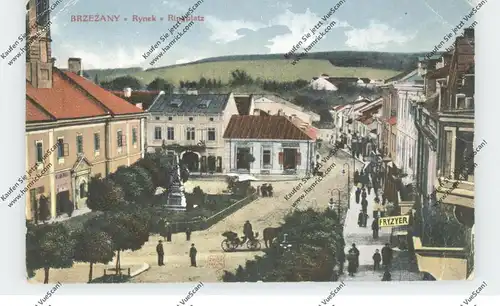 UKRAINE - BERESCHANY / BRZEZANY, Ringplatz, 1917