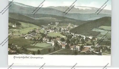 NIEDER-SCHLESIEN - KRUMMHÜBEL / KARPACZ, Gesamtansicht, ca. 1905