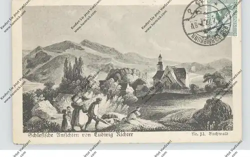 NIEDER-SCHLESIEN - ZILLERTHAL-ERDMANNSDORF-BUCHWALD, Historische Ansicht Ludwig Richter