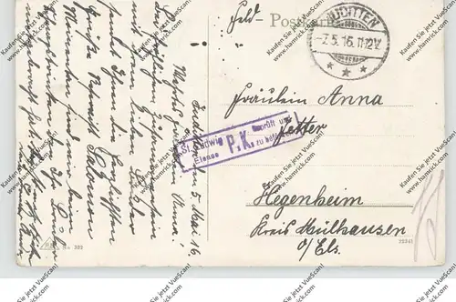 OSTPREUSSEN - KÖNIGSBERG / KALININGRAD, Kaiserbrücke, Strassenbahn, 1916, Feldpost Juditten