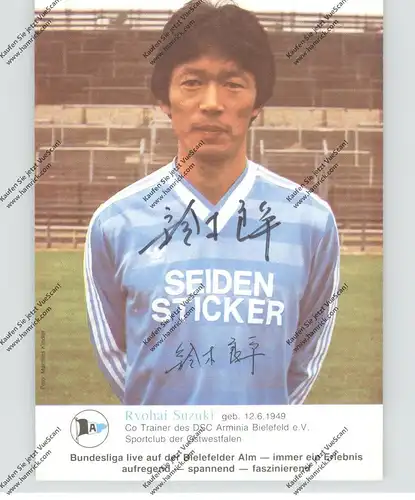 FUSSBALL - ARMINIA BIELEFELD - RYOHAI SUZUKI, Autogramm