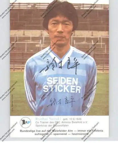 FUSSBALL - ARMINIA BIELEFELD - RYOHAI SUZUKI, Autogramm