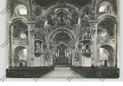 CH 8840 EINSIEDELN SZ, Stiftskirche, Innenansicht, 1949