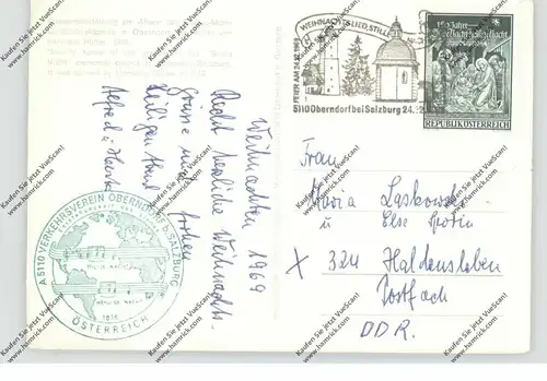 WEIHNACHTEN - "Stille Nacht, Heilige Nacht", Sonderstempel 1969