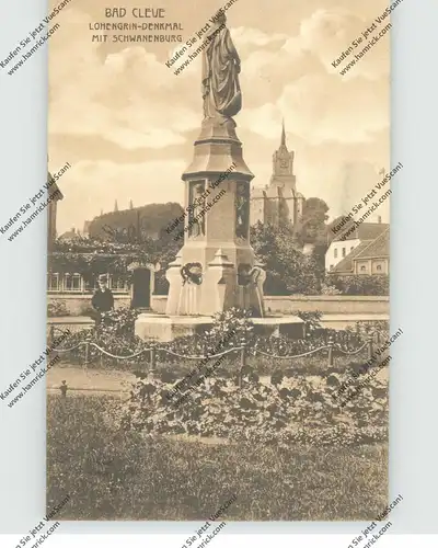 4190 KLEVE, Lohengrin-Denkmal, 1910