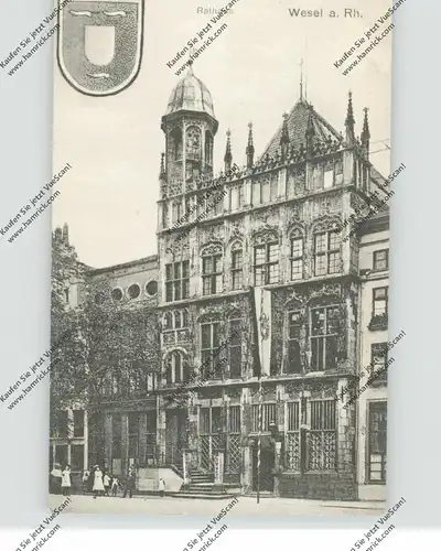 4230 WESEL, Rathaus, Stadtwappen