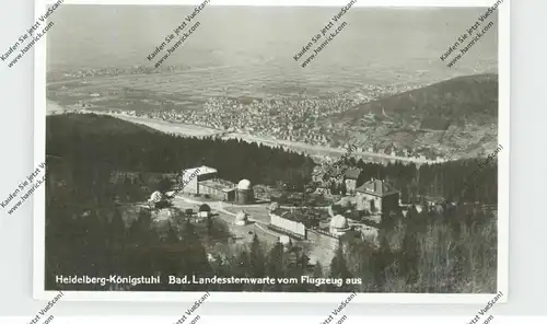 6900 HEIDELBERG, Königstuhl, Badische Landessternwarte, Luftaufnahme