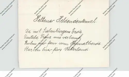 RO 555300 CISNADIE / HELTAU, Siebenbürgen, Heldendenkmal, Photo 11,5 x 9 cm