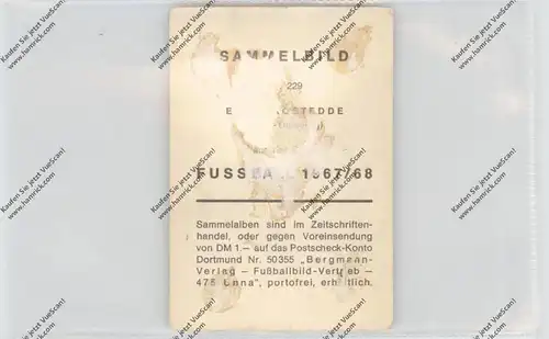 FUSSBALL - MSV DUISBURG - ERWIN KOSTEDDE, Autogramm