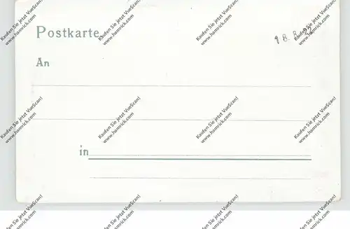 NIEDER-SCHLESIEN - HERRNLAUERSITZ / LUBOSZYCE, Lithographie, Warenhandlung, Schule, Kirche, Pfarrhaus...