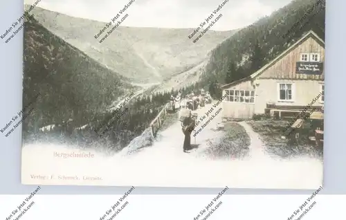 NIEDER-SCHLESIEN - HIRSCHBERG / JELENIA GORA, Bergschmiede, belebte Szene, ca. 1905