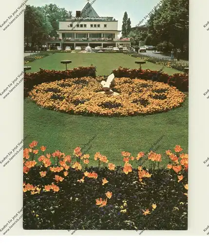 4330 MÜLHEIM / Ruhr, Wasserbahnhof, Blumenuhr