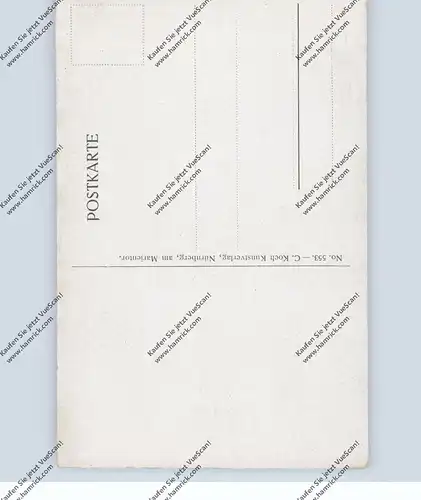 8500 NÜRNBERG, Luginsland, Künstler-Karte Heinrich Kley