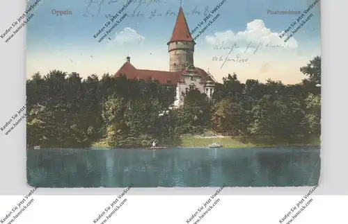OBER-SCHLESIEN - OPPELN / OPOLE, Piastenschloß, 1917, Feldpost, Nebenstempel Reserve-Lazarett Gymnasium