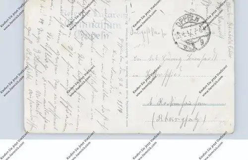 OBER-SCHLESIEN - OPPELN / OPOLE, Piastenschloß, 1917, Feldpost, Nebenstempel Reserve-Lazarett Gymnasium