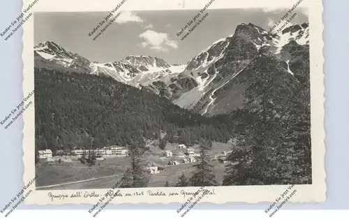 I 39029 STILFS - SULDEN, Dorfansicht 1950, Druckstelle