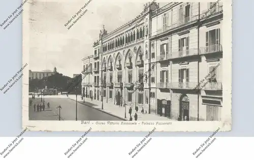 I 70100 BARI, Corso Vittrio Emanuele, Palazzo Fizzarotti, 1929