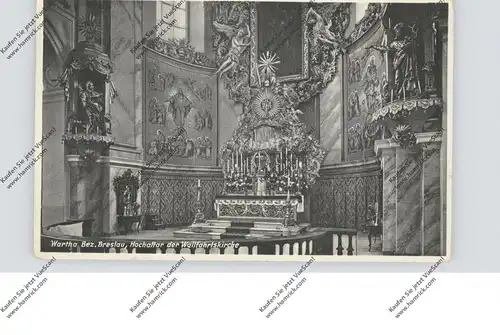 NIEDER-SCHLESIEN - WARTHA / BARDO, Hochaltar der Wallfahrtskirche, 193...