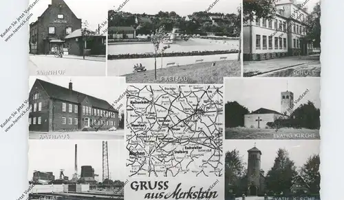 5120 HERZOGENRATH - MERKSTEIN, Bahnhof, Grube, Kirchen...1959