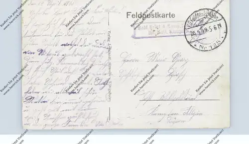 F 88110 ALLARMONT / BIONVILLE; 1.Weltkrieg, 1915, deutsche Feldpost